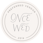 OnceWed_PreferredVendor_Circle_2014